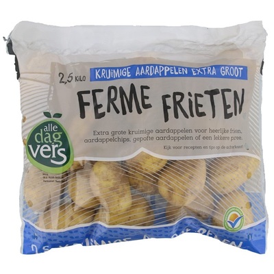 friet aardappelen kruimig