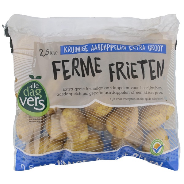 friet aardappelen kruimig