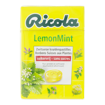 Ricola Lemon mint box (suikervrij)