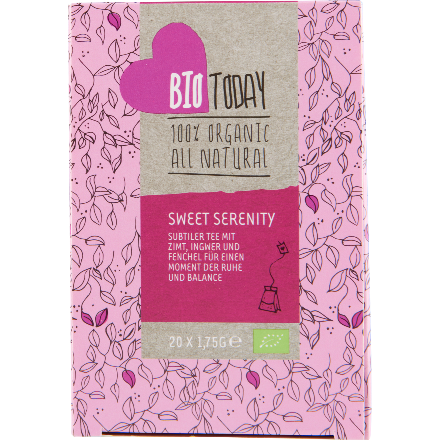 Bio Today Organic thee sweet serenity kop