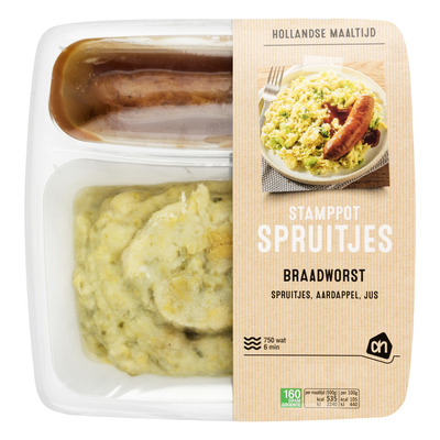 Huismerk Hollandse stamppot spruitjes