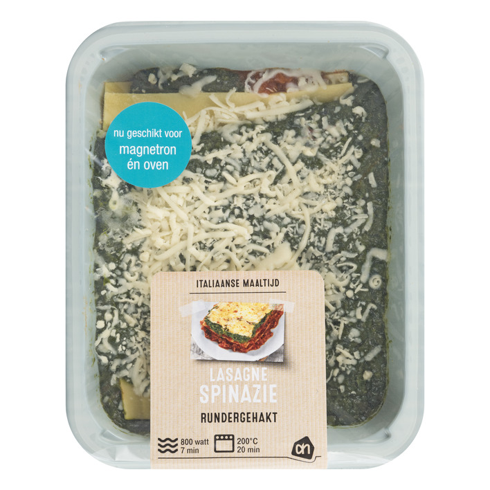 Huismerk Spinazie lasagne