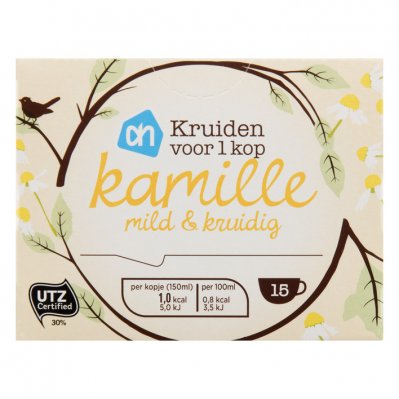 Huismerk Kamille thee 1-kops