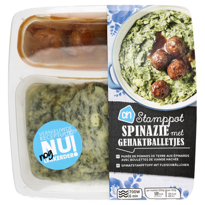 Huismerk Hollandse stamppot spinazie