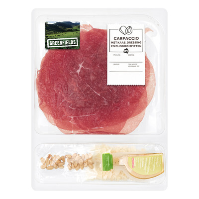 Huismerk Greenfields carpaccio