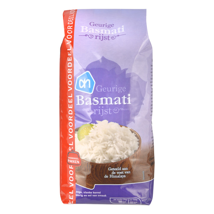 Huismerk Basmati rijst voordeel