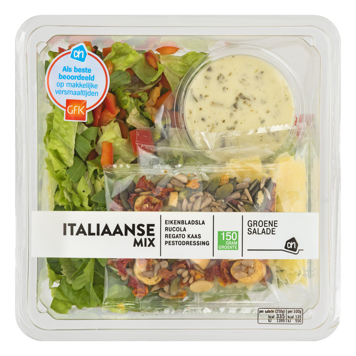 Huismerk Groene salade Italiaanse mix