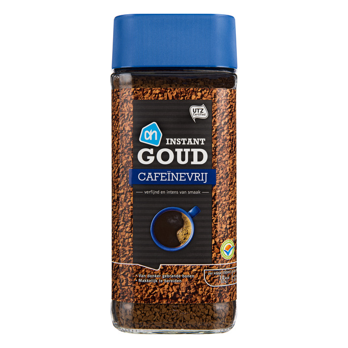 Huismerk Oploskoffie goud melange cafeïnevrij