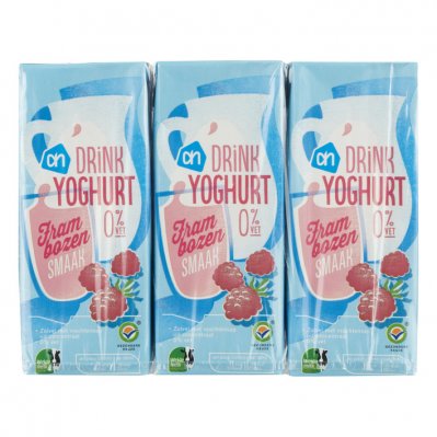 Huismerk Drinkyoghurt frambozen