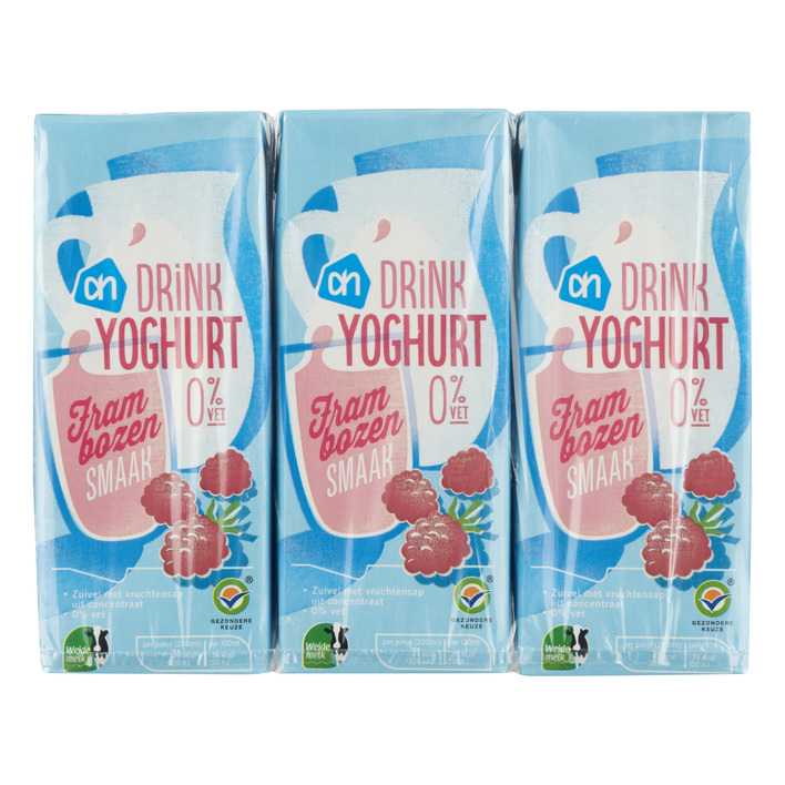 Huismerk Drinkyoghurt frambozen