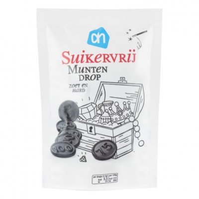 Huismerk Muntendrop suikervrij