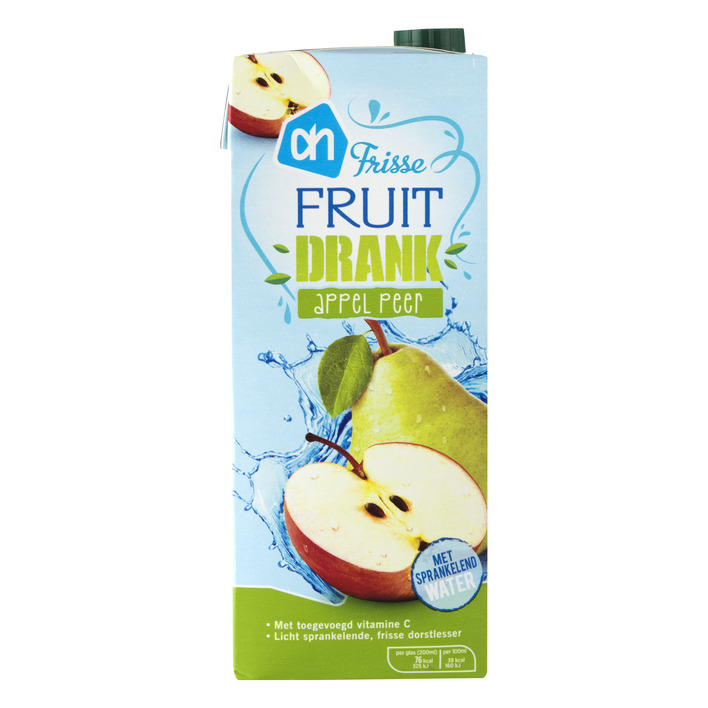 Budget Huismerk Frisse fruitdrank appel-peer