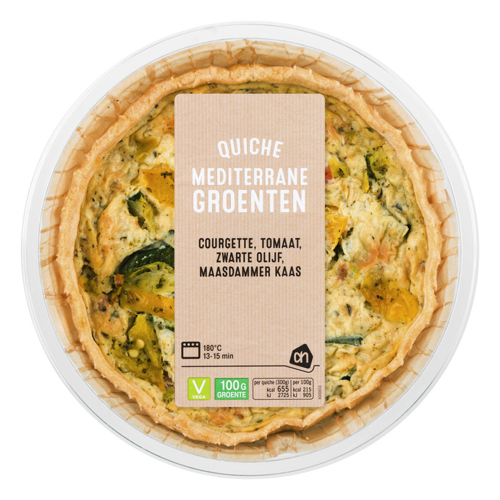 Huismerk Quiche Mediterrane groente