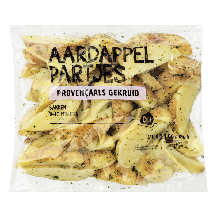 Huismerk Provençaalse aardappelpartjes met schil