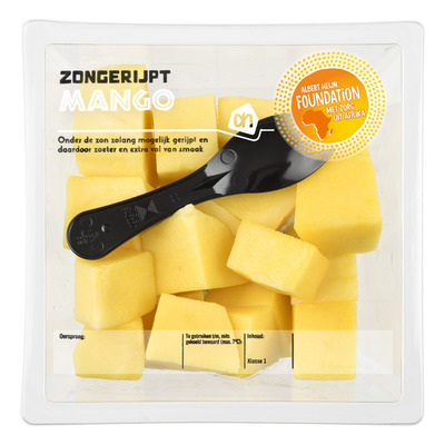 Huismerk Zongerijpte mango stukjes