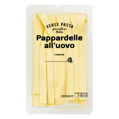Huismerk Verse pappardelle all'uovo