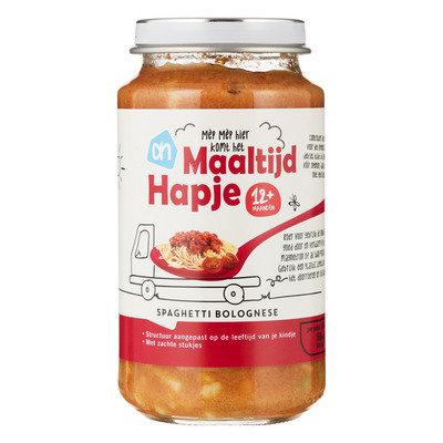 Huismerk Babymaaltijd spaghetti bolognese 12 mnd