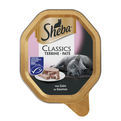 Sheba Kattenvoer nat paté zalm