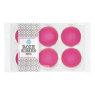 Huismerk Mini roze koeken