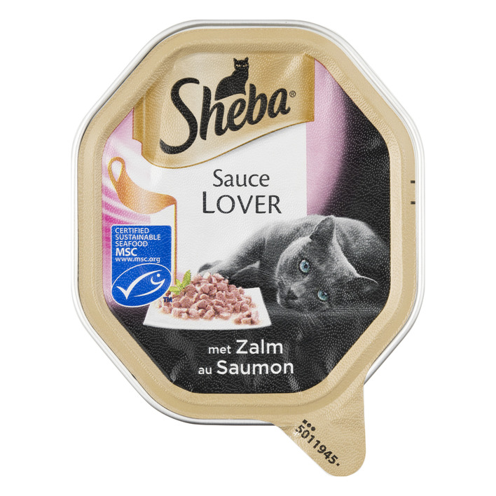Sheba Kattenvoer nat sauce lover zalm
