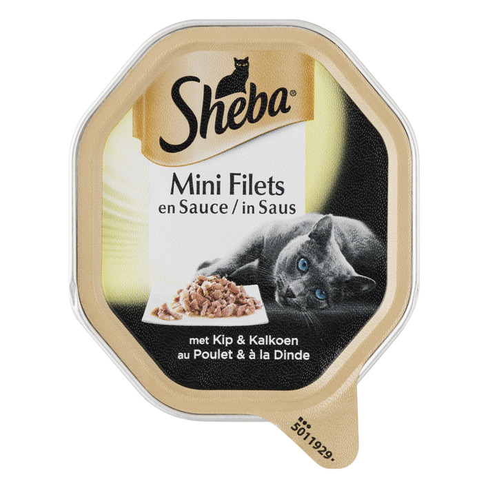 Sheba Kattenvoer nat filets in kip & kalkoen