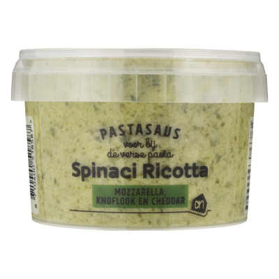 Huismerk Verse pastasaus spinazie-ricotta