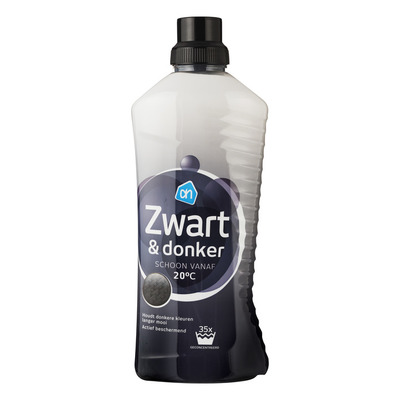 Huismerk Wasmiddel zwart & donker
