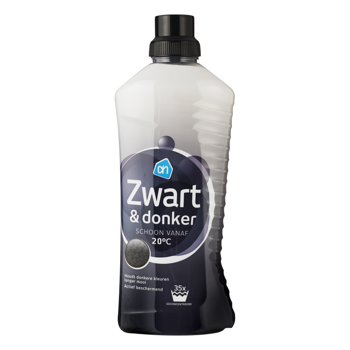 Huismerk Wasmiddel zwart & donker