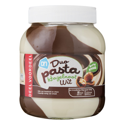 Huismerk Hazelnootpasta duo voordeel