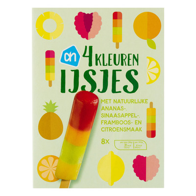 Huismerk Vier kleuren sticks