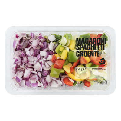 Huismerk Macaroni spaghetti groente