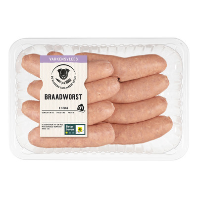 Huismerk Varkensbraadworst