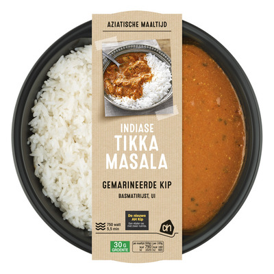 Huismerk Tikka massala met basmatirijst