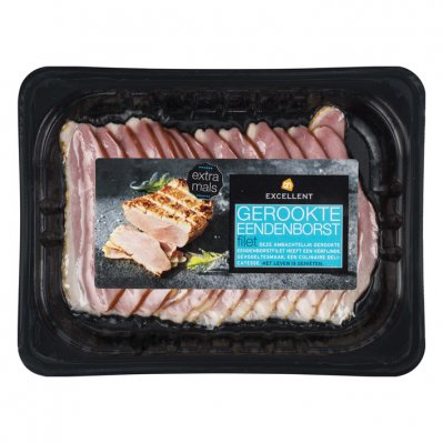 Huismerk Gerookt gesneden eendenborstfilet