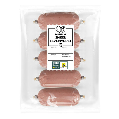 Huismerk Saksische mini leverworst