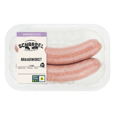 Huismerk Scharrel braadworst