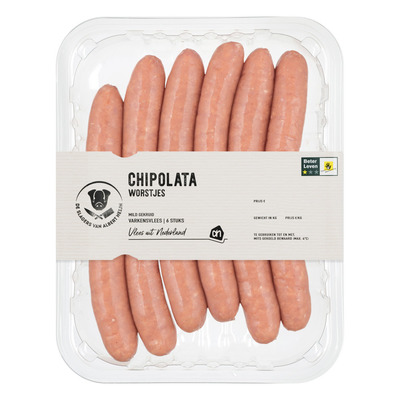 Huismerk Varkens chipolataworstjes