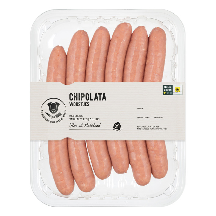 Huismerk Varkens chipolataworstjes