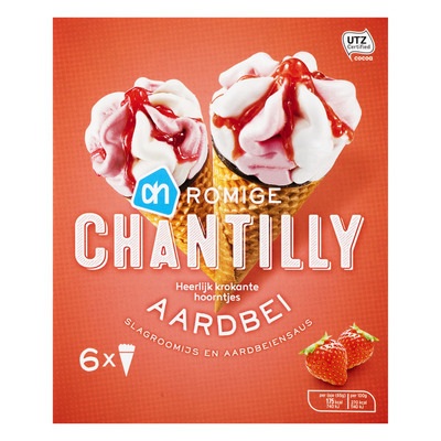 Huismerk Chantilly aardbei