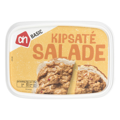 Budget Huismerk Kip-satésalade
