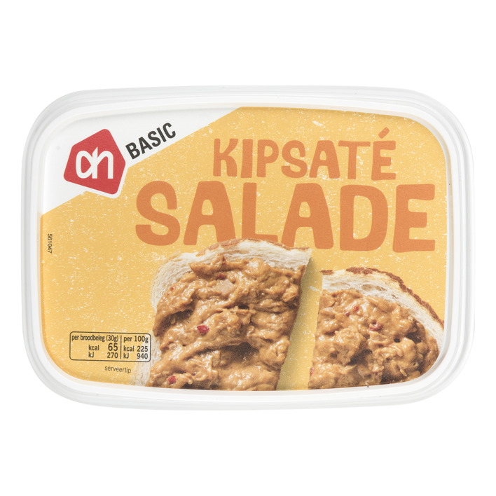 Budget Huismerk Kip-satésalade