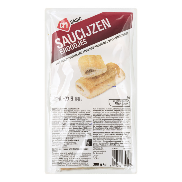 Budget Huismerk Saucijzenbroodjes