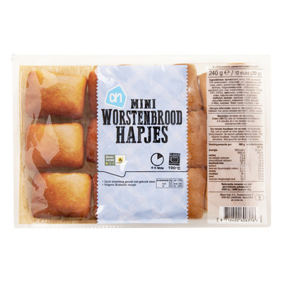 Huismerk Mini worstenbrood hapjes