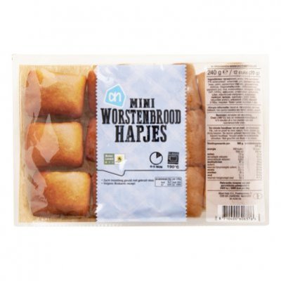 Huismerk Mini worstenbrood hapjes