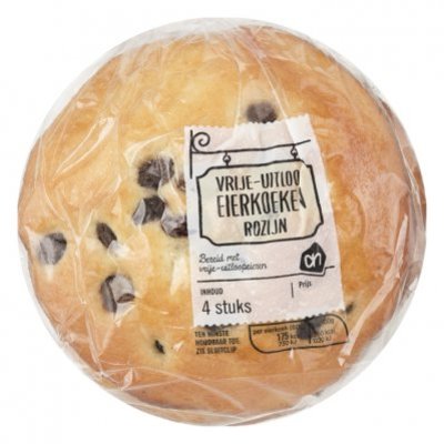 Huismerk Brabantse eierkoeken met rozijnen