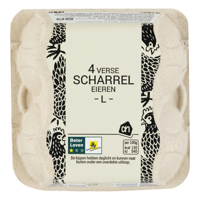 Huismerk Scharrelei L 1-ster