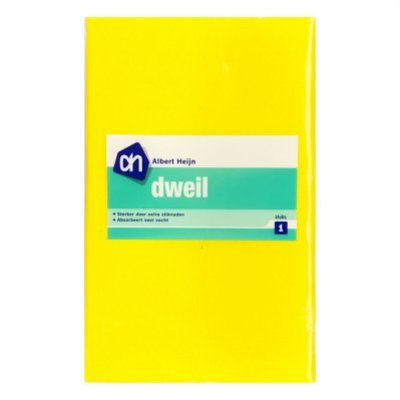 Huismerk Dweil viscose geel