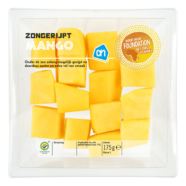 Huismerk Zongerijpte mango stukjes