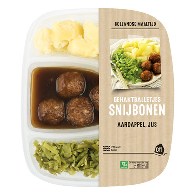 Huismerk Gehaktballetjes met snijbonen