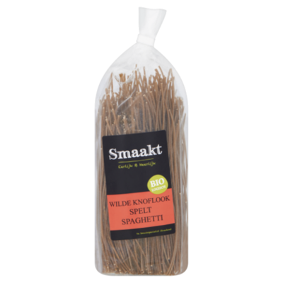 Smaakt Spaghetti wilde knoflook spelt bio